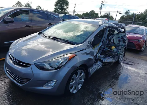 2013 Hyundai Elantra Limited из США, поврежденный, VIN KMHDH4AE9DU919257